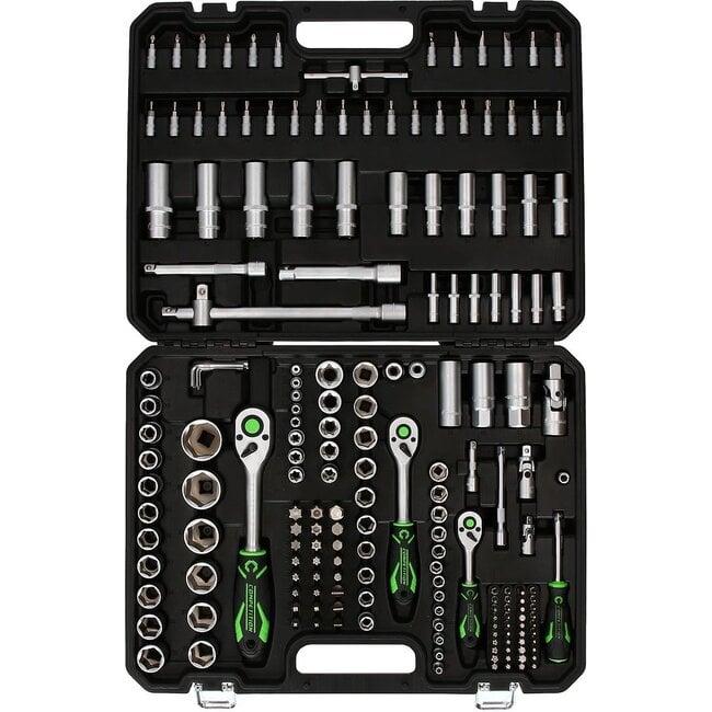 KS Tools COMPETITION 1/4"+3/8"+1/2" Steckschlüssel-Satz, 191-tlg - 512.0191