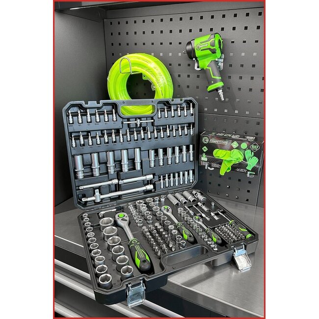 KS Tools COMPETITION 1/4"+3/8"+1/2" Steckschlüssel-Satz, 191-tlg - 512.0191