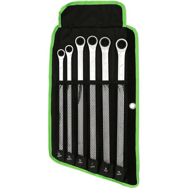 KS Tools COMPETITION Set of ratcheting wrenches, 6 pcs - 512.0205