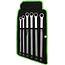 KS Tools COMPETITION Set of ratcheting wrenches, 6 pcs - 512.0205