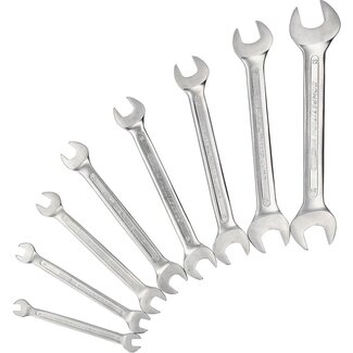 KS Tools COMPETITION Double open ended wrench set, 8 pcs
