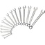 KS Tools COMPETITION Combination spanners set, 15 pcs - 512.0215