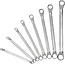 KS Tools COMPETITION Double ring wrench set, offset, 8 pcs - 512.0218