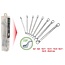 KS Tools COMPETITION Double ring wrench set, offset, 8 pcs - 512.0218