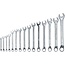 KS Tools COMPETITION Combination wrenches set, offset, 15 pcs - 512.0225