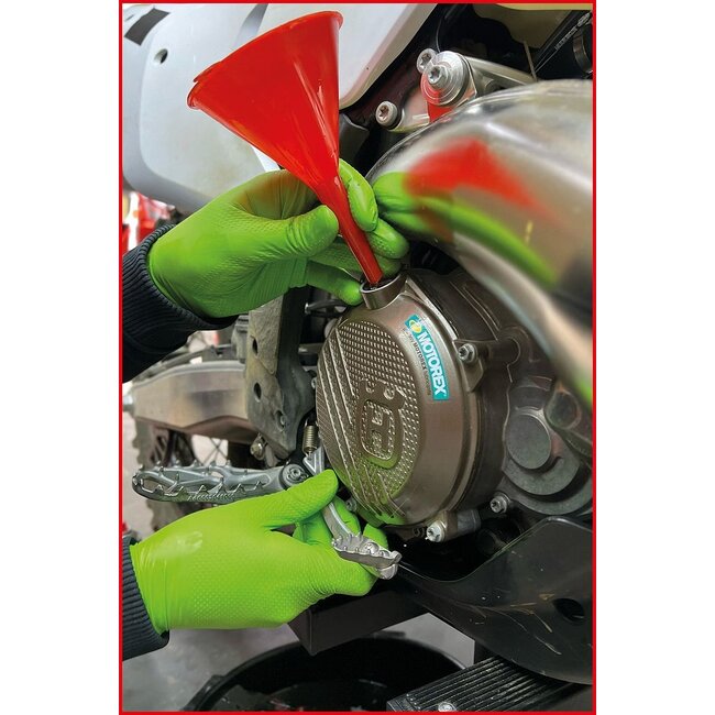 KS Tools COMPETITION Gants en nitrile, M, boîte de 10x50, vert - 512.0462OP