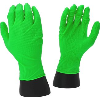 KS Tools COMPETITION Gants en nitrile, XL, boîte de 10x50, vert