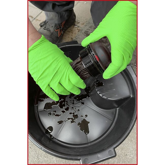 KS Tools COMPETITION handschoenen nitril - XL - doos 10x50 stuks - groen - 512.0464OP