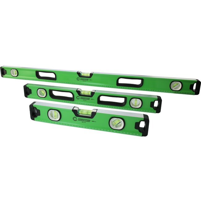 KS Tools COMPETITION spirit level set, 3-pcs, 400 + 600 + 1000 mm - 512.0510