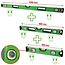 KS Tools COMPETITION spirit level set, 3-pcs, 400 + 600 + 1000 mm - 512.0510