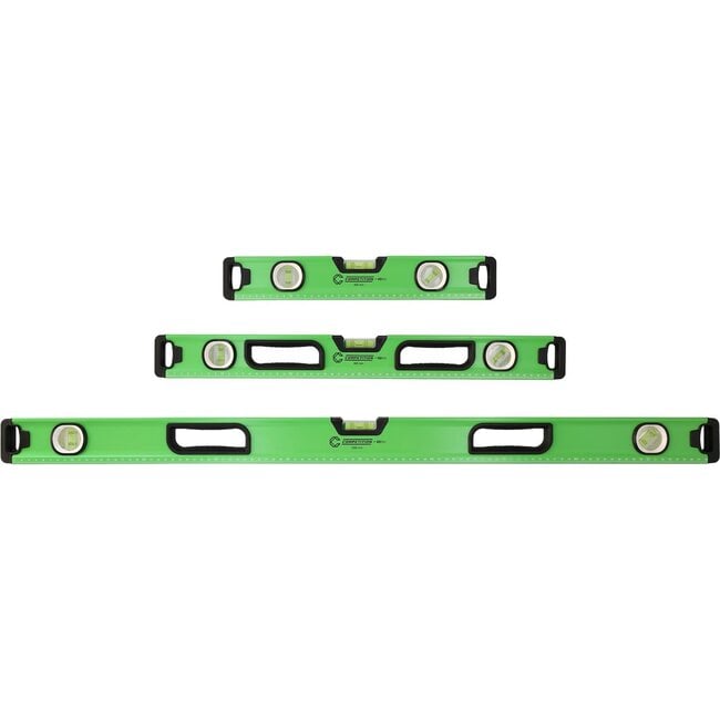 KS Tools COMPETITION spirit level set, 3-pcs, 400 + 600 + 1000 mm - 512.0510
