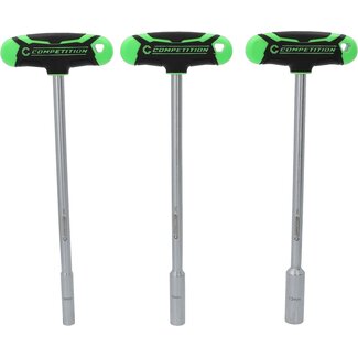 KS Tools COMPETITION T-handle socket screwdriver set, 3-pcs, 8 – 13 mm