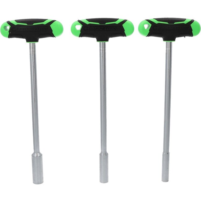 KS Tools COMPETITION T-Griff-Nuss-Schraubendreher-Satz, 3-tlg, 8 - 13 mm - 512.0603