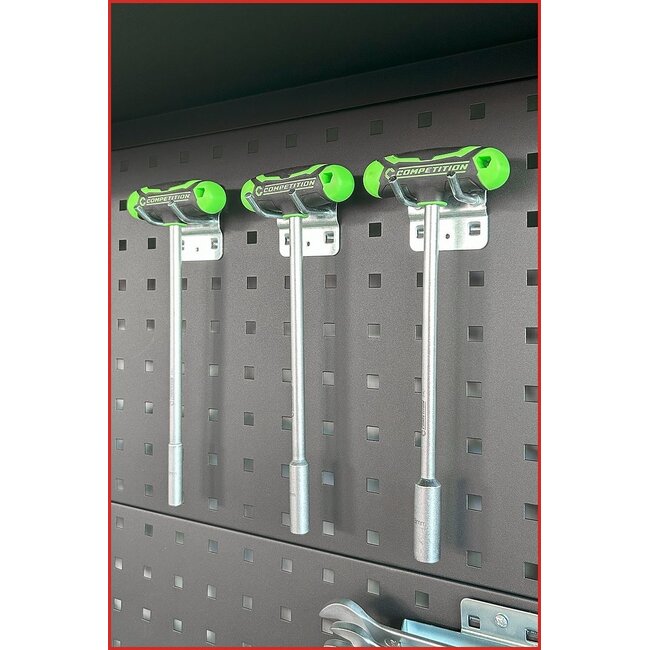 KS Tools COMPETITION T-Griff-Nuss-Schraubendreher-Satz, 3-tlg, 8 - 13 mm - 512.0603