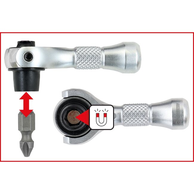 KS Tools 1/4" Mikro-Knarren-Satz, 2-tlg - 512.1414