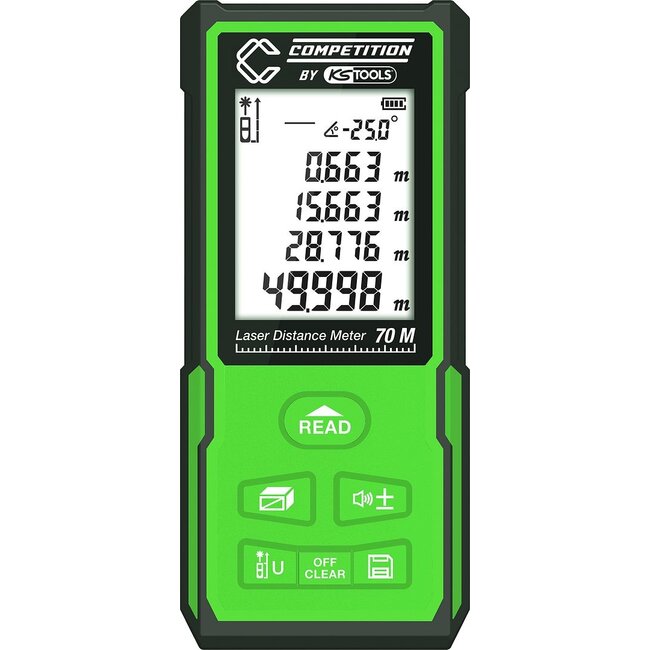 KS Tools COMPETITION laser rangefinder up to 70 m - 512.3000
