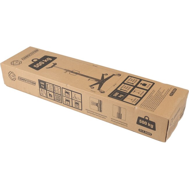 KS Tools COMPETITION Hydraulic transmission jack, 500 kg - 512.5005