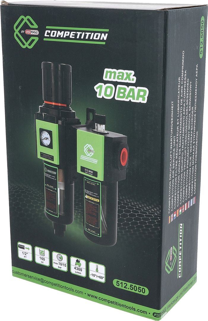 KS Tools 1/2" COMPETITION Olie / waterafscheider - 512.5050, foto 4 van 6
