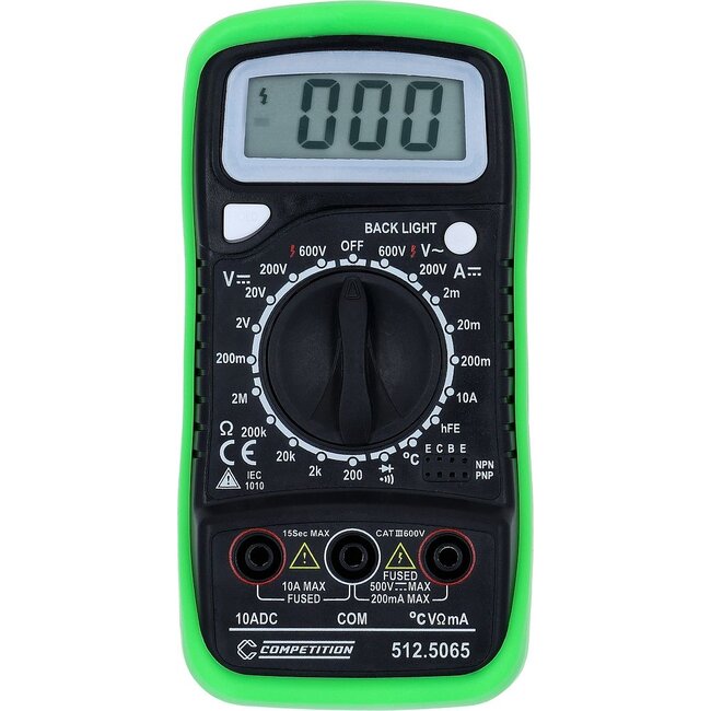 KS Tools Multimètre numérique COMPETITION - 512.5065