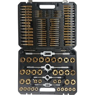 KS Tools COMPETITION TiN Gewindeschneidwerkzeug-Satz, 110-tlg