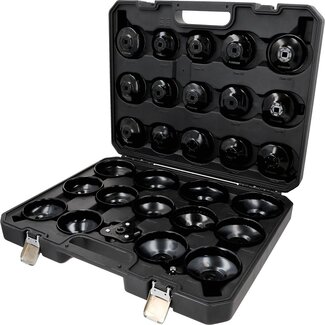 KS Tools COMPETITION 3/8" Jeu de cloches filtre à huile, 30pcs