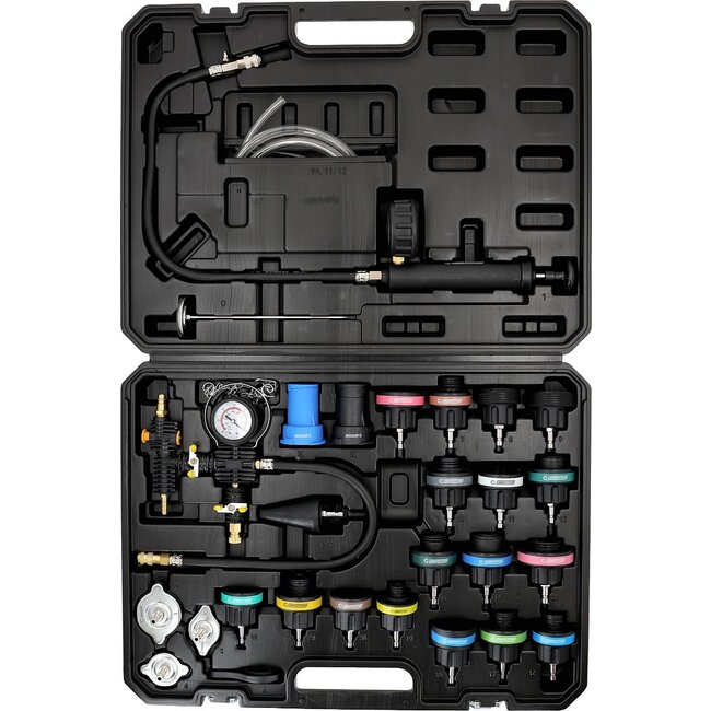 KS Tools COMPETITION cooling system diagnostic kit, 27 pcs - 512.5085