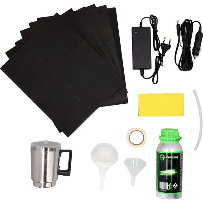 KS Tools COMPETITION headlight reconditioning kit, 16 pcs - 512.5100