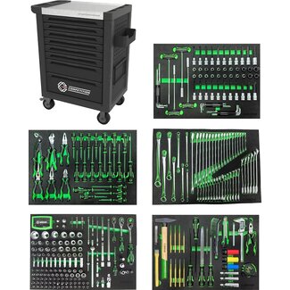 KS Tools COMPETITION toolbox with 8 drawers and 341 premium tools