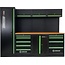 KS Tools COMPETITION workshop cabinet system, wooden work surface - 512.5500