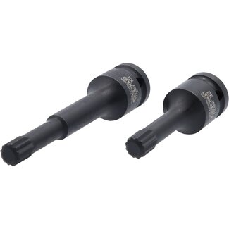 KS Tools 1/2" Bit-dopsleutelset XZN - kracht - 2 - delig