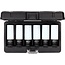 KS Tools 1/2" Special Aluminum wheel impact socket set, 6 pcs - 515.0850