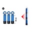 KS Tools 1/2" Aluminium wheel impact socket, deep, 17 mm 3x 515.1073 - 515.0860