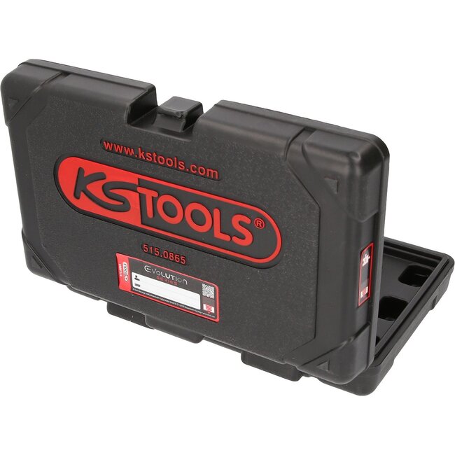 KS Tools Aluminum rims, power socket set, extra long, 3 pcs, 1/2", 17, 19, 21mm - 515.0865