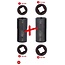 KS Tools 1/2" Special aluminium rims impact socket set for Ford, 18.5 / 19.5 / 20.5 / 21.5 mm, 2 pcs - 515.0895