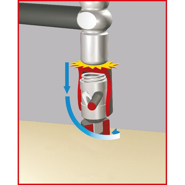 KS Tools 1/2" Jeu de tournevis à frapper, 11pcs – 515.1003