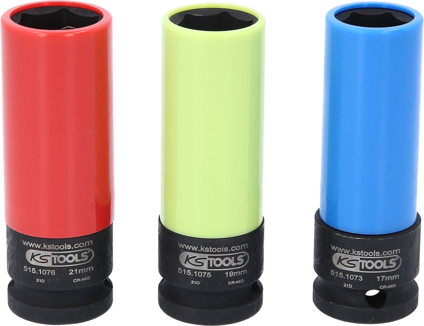 KS Tools 1/2" Dopsleutelset - kracht voor alu-velgen - robuust - 3 - delig - 515.1070, foto 6 van 6