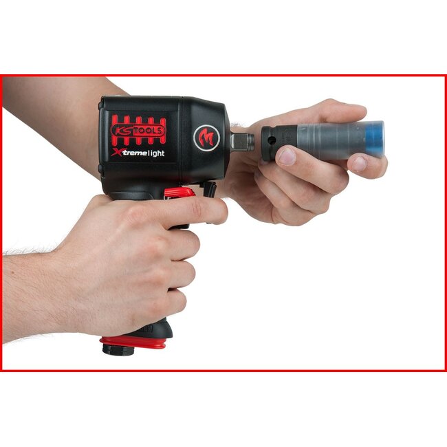 KS Tools 1/2" miniMONSTER Xtremelight High Performance pneumatische slagmoersleutel 1.390 Nm - 515.1150