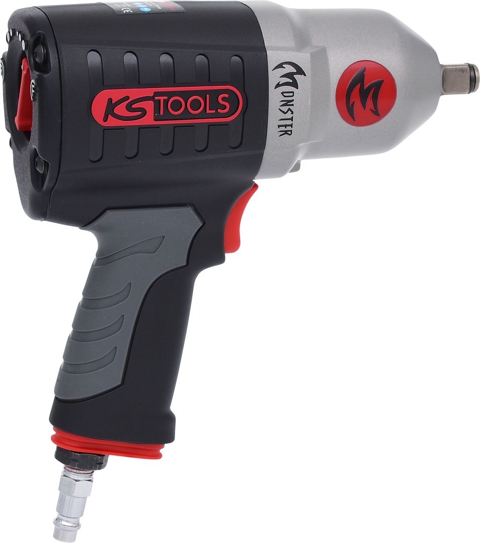 KS Tools 1/2" MONSTER krachtige pneumatische slagmoersleutel - 1690 Nm - 515.1210, foto 3 van 6