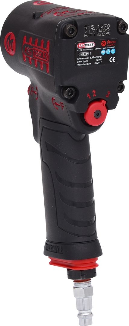 KS Tools 1/2" miniMONSTER High Performance pneumatische slagmoersleutel 1.390 Nm - 515.1270, foto 4 van 6