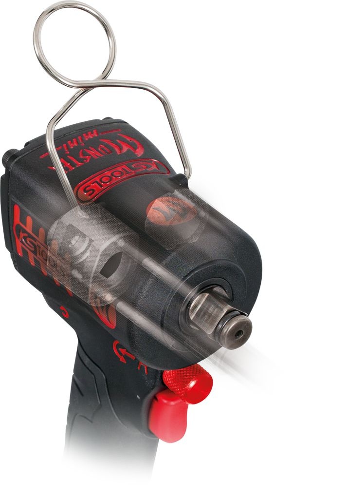 KS Tools 1/2" miniMONSTER High Performance pneumatische slagmoersleutel 1.390 Nm - 515.1270, foto 5 van 6