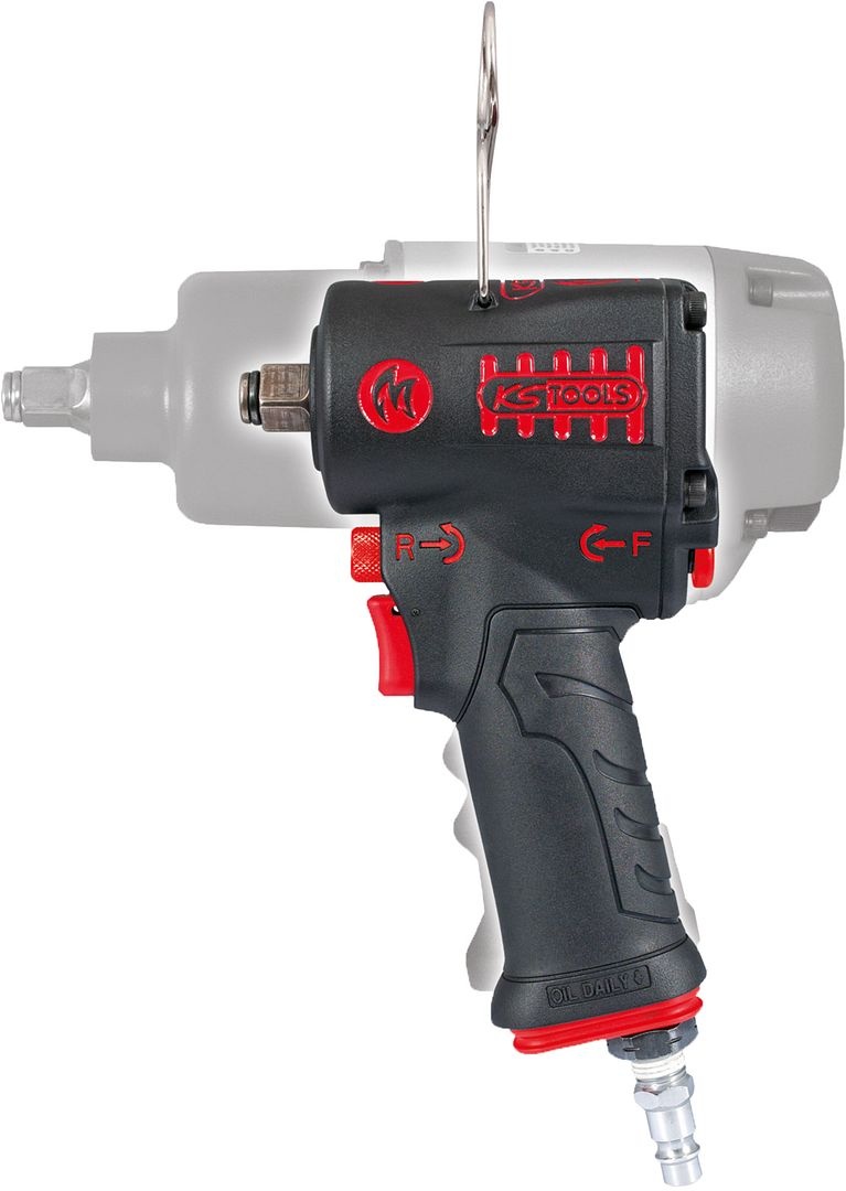 KS Tools 1/2" miniMONSTER High Performance pneumatische slagmoersleutel 1.390 Nm - 515.1270, foto 6 van 6