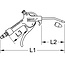 KS Tools Compressed air-blow out pistol with flexible nozzle - 515.1914