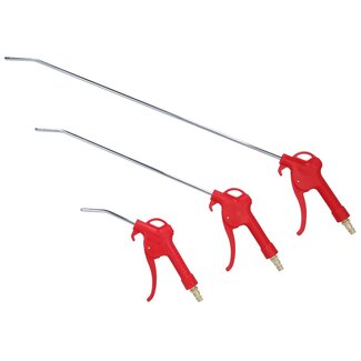 KS Tools Pneumatic blow out pistol set, 3 pcs, 95-510mm