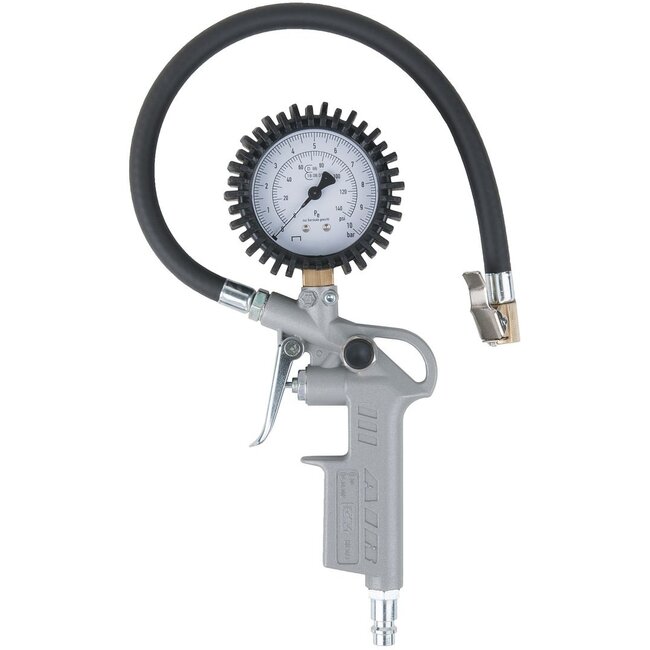 KS Tools Calibrated tire filling gauge, 0-10 bar - 515.1960