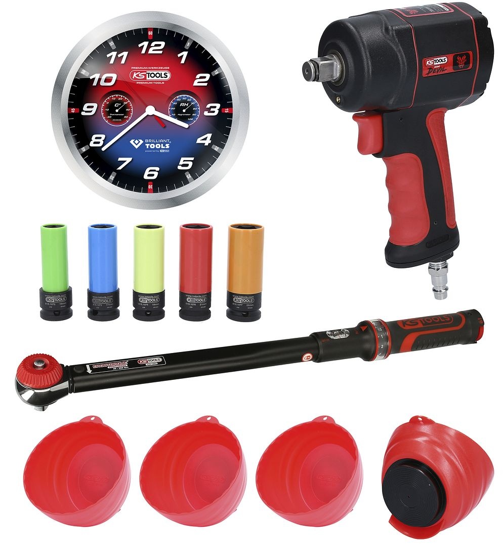 KS Tools Banden-/wielen actiepakket - 12 - delig - 515.2101