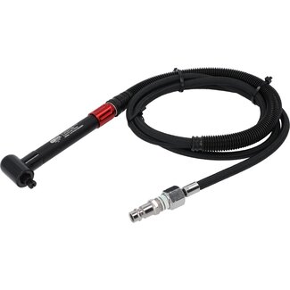 KS Tools Meuleuse sur tige pneumatique, coudée à 110°