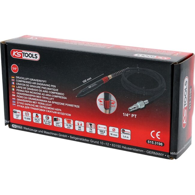 KS Tools Perslucht-graveerpen - 515.3196