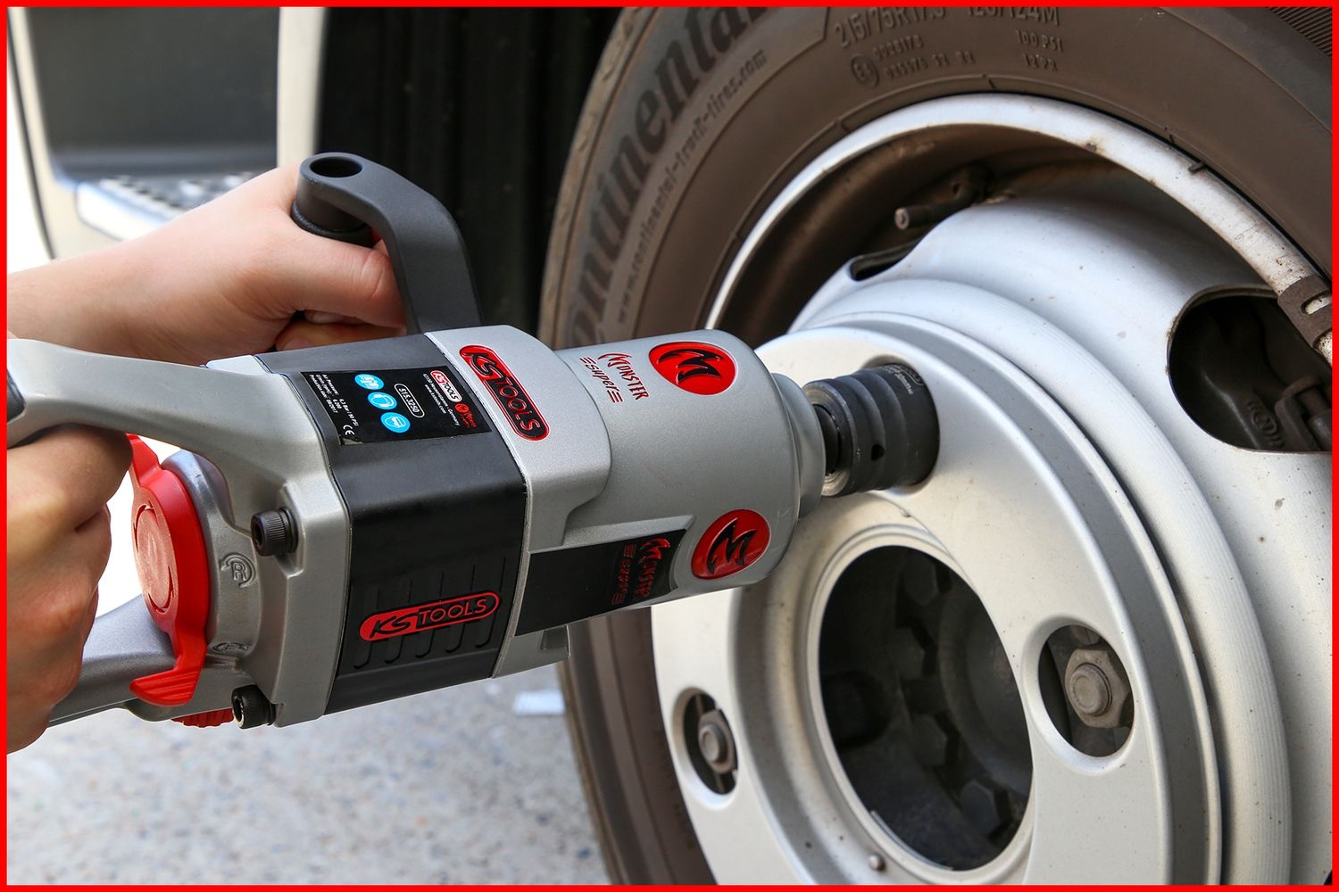 KS Tools 1" superMONSTER krachtige pneumatische slagmoersleutel - 3405 Nm - 515.3270, foto 5 van 6