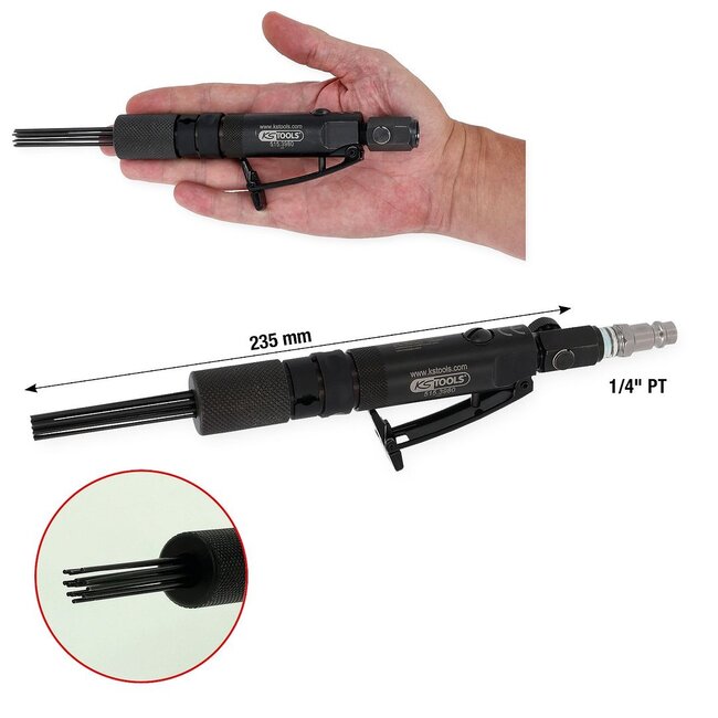 KS Tools Mini-perslucht-naaldbikhamer - 515.3980