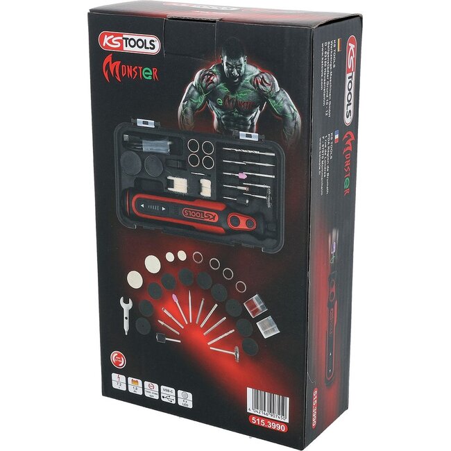 KS Tools eMONSTER Accu-multitoolset met 50 accessoires - 515.3990